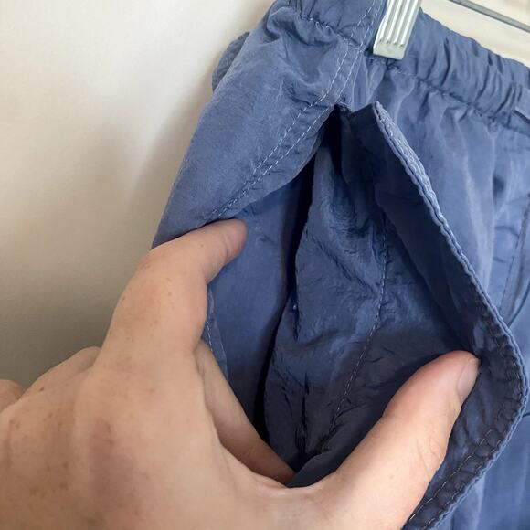 Blue parachute jogger pants with bungee cinches size small - Picture 3 of 6